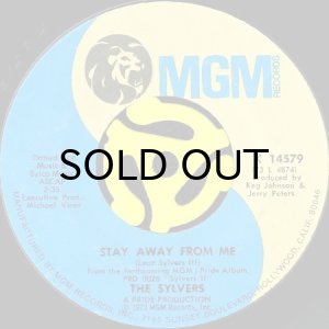 画像1: THE SYLVERS / STAY AWAY FROM ME b/w I'LL NEVER BE ASHAMED (45's) (1)