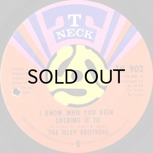 画像2: THE ISLEY BROTHERS / I TURNED YOU ON b/w I KNOW WHO YOU BEEN SOCKING IT TO (45's) (2)