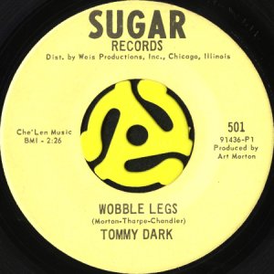画像1: TOMMY DARK / WOBBLE LEGS (45's) (1)