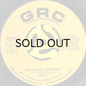 画像1: RIPPLE / WILLIE PASS THE WATER b/w GIT OWF (45's) (1)