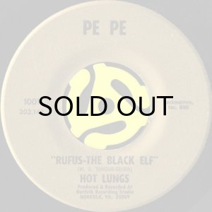 画像2: HOT LUNGS / I CRIED ONE MILLION TEARS b/w RUFUS-THE BLACK ELF (45's) (2)