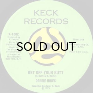 画像1: DEBBIE HINES / GET OFF YOUR BUTT (45's) (1)