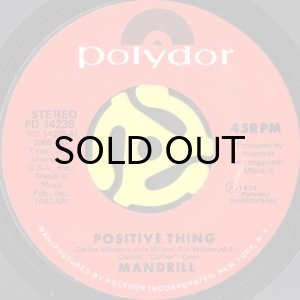 画像1: MANDRILL / POSITIVE THING (45's) (1)