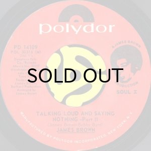画像2: JAMES BROWN / TALKING LOUD AND SAYING NOTHING (45's) (2)