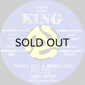 画像1: JAMES BROWN AND THE FAMOUS FLAMES / PAPA'S GOT A BRAND NEW BAG (45's) (1)