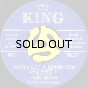 画像2: JAMES BROWN AND THE FAMOUS FLAMES / PAPA'S GOT A BRAND NEW BAG (45's) (2)