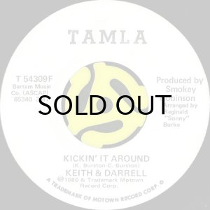 画像2: KEITH & DARRELL / KICKIN' IT AROUND (45's) (WHITE PROMO) (2)