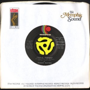 画像3: ISAAC HAYES / TITLE THEME (45's) (PROMO) (VINYL PRESS) (3)
