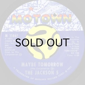 画像1: THE JACKSON 5 / MAYBE TOMORROW (45's) (1)