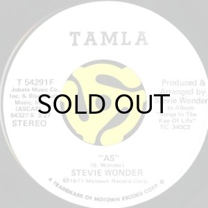 画像2: STEVIE WONDER / AS (45's) (WHITE PROMO) (2)