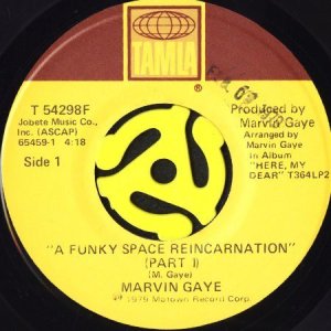 画像1: MARVIN GAYE / A FUNKY SPACE REINCARNATION (45's) (1)