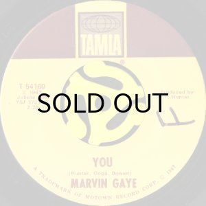 画像1: MARVIN GAYE / YOU b/w CHANGE WHAT YOU CAN (45's) (1)