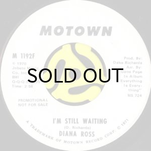 画像1: DIANA ROSS / I'M STILL WAITING (45's) (WHITE PROMO) (1)