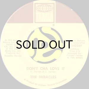 画像1: THE MIRACLES / DON'T CHA LOVE IT b/w UP AGAIN (45's) (1)