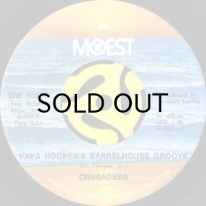 画像1: CRUSADERS / PAPA HOOPER'S BARRELHOUSE GROOVE (45's) (1)