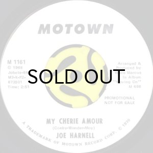 画像1: JOE HARNELL / MY CHERIE AMOUR (45's) (WHITE PROMO) (1)