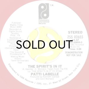 画像2: PATTI LABELLE / THE SPIRIT'S IN IT (45's) (WHITE PROMO) (RED CLEAR VINYL) (2)