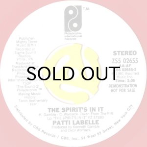 画像1: PATTI LABELLE / THE SPIRIT'S IN IT (45's) (WHITE PROMO) (RED CLEAR VINYL) (1)