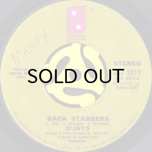 画像1: O'JAYS / BACK STABBERS (45's) (1)