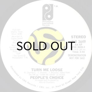 画像2: PEOPLE'S CHOICE / TURN ME LOOSE (45's) (WHITE PROMO) (2)