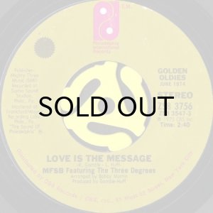 画像1: MFSB / LOVE IS THE MESSAGE b/w TSOP (45's) (GOLDEN OLDIES) (1)