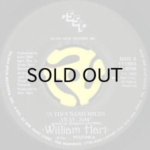 画像1: WILLIAM HART / A THOUSAND MILES AWAY (45's) (1)