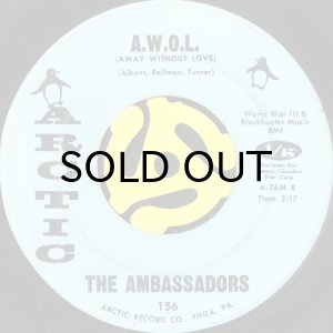 画像2: THE AMBASSADORS / CAN'T TAKE MY EYES OFF OF YOU b/w A.W.O.L. (AWAY WITHOUT LOVE) (45's) (2)