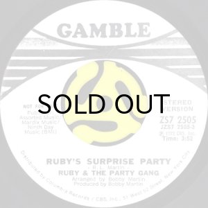 画像2: RUBY & THE PARTY GANG / RUBY'S SURPRISE PARTY (45's) (WHITE PROMO) (2)
