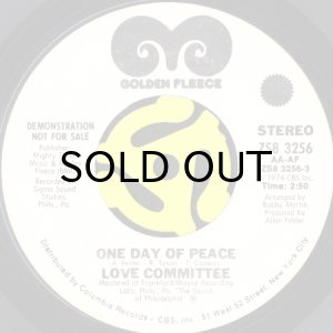 画像2: LOVE COMMITTEE / ONE DAY OF PEACE (45's) (WHITE PROMO) (2)
