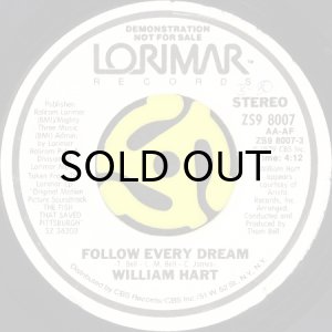 画像2: WILLIAM HART / FOLLOW EVERY DREAM (45's) (WHITE PROMO) (2)