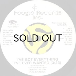 画像2: THE DELFONICS / THE WAY THINGS ARE b/w I'VE GOT EVERYTHING I'VE EVER WANTED (45's) (WHITE PROMO) (2)