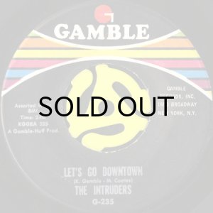 画像2: THE INTRUDERS / SAD GIRL b/w LET'S GO DOWNTOWN (45's) (2)