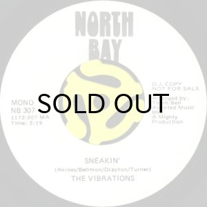 画像1: THE VIBRATIONS / SNEAKIN' (45's) (WHITE PROMO) (1)