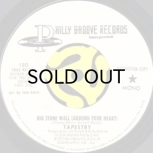 画像1: TAPESTRY / BIG STONE WALL (AROUND YOUR HEART) (45's) (WHITE PROMO) (1)