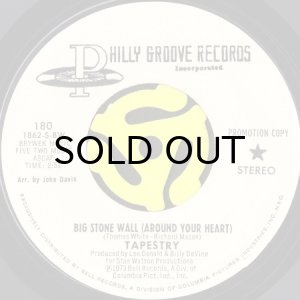画像2: TAPESTRY / BIG STONE WALL (AROUND YOUR HEART) (45's) (WHITE PROMO) (2)