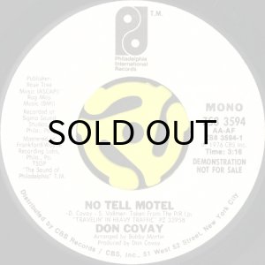 画像1: DON COVAY / NO TELL MOTEL (45's) (WHITE PROMO) (1)