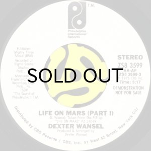画像2: DEXTER WANSEL / LIFE ON MARS (45's) (WHITE PROMO) (2)