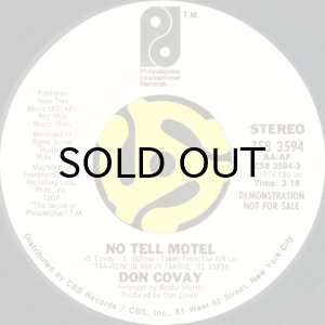 画像2: DON COVAY / NO TELL MOTEL (45's) (WHITE PROMO) (2)