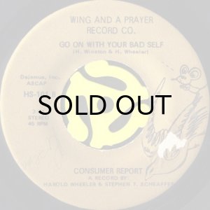画像1: CONSUMER REPORT / GO ON WITH YOUR BAD SELF (45's) (1)