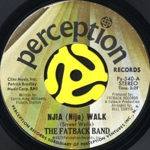 画像1: THE FATBACK BAND / NJIA (NIJA) WALK (STREET WALK) b/w SOUL MAN (45's) (1)