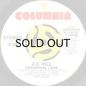 画像2: Z.Z. HILL / UNIVERSAL LOVE (45's) (WHITE PROMO) (2)