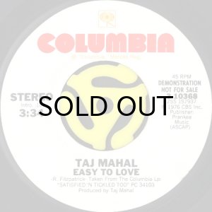 画像2: TAJ MAHAL / EASY TO LOVE (45's) (WHITE PROMO) (2)