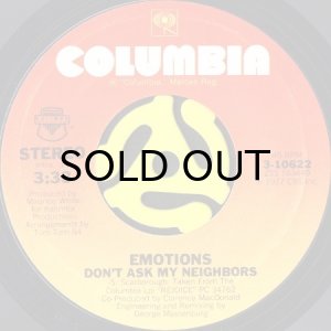 画像1: EMOTIONS / DON'T ASK MY NEIGHBORS b/w LOVE'S WHAT'S HAPPENIN' (45's) (1)