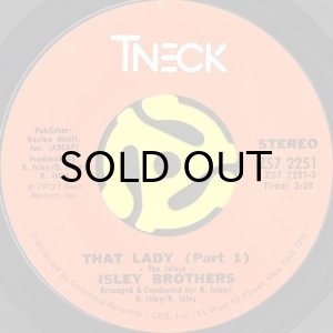 画像1: ISLEY BROTHERS / THAT LADY (45's) (1)
