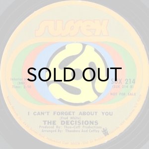 画像2: THE DECISIONS / IT'S LOVE THAT REALLY COUNTS (45's) (2)