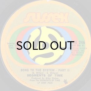 画像2: SEGMENTS OF TIME / SONG TO THE SYSTEM (45's) (2)