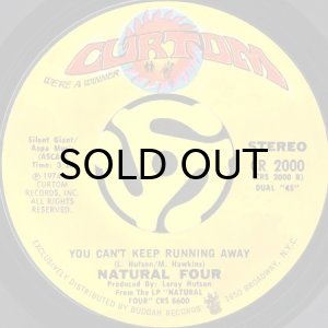 画像2: NATURAL FOUR / YOU BRING OUT THE BEST IN ME b/w YOU CAN'T KEEP RUNNING AWAY (45's) (2)