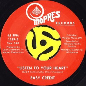 画像2: EASY CREDIT / ROCKING ME IN YOUR ARMS (45's) (2)