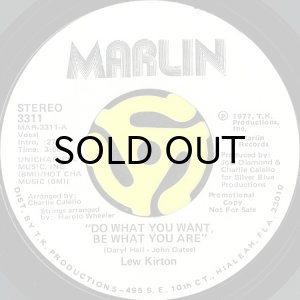 画像2: LEW KIRTON / DO WHAT YOU WANT, BE WHAT YOU ARE (45's) (WHITE PROMO) (2)