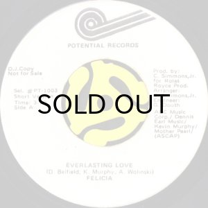画像2: FELICIA / EVERLASTING LOVE (45's) (WHITE PROMO) (2)